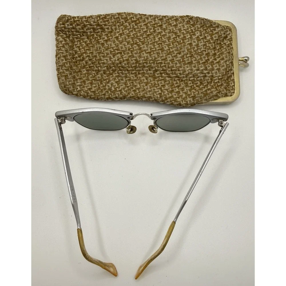 Vintage ArtCraft 1/10 12K GF Gold Glasses Embossed Rims- Frames Only &  Case